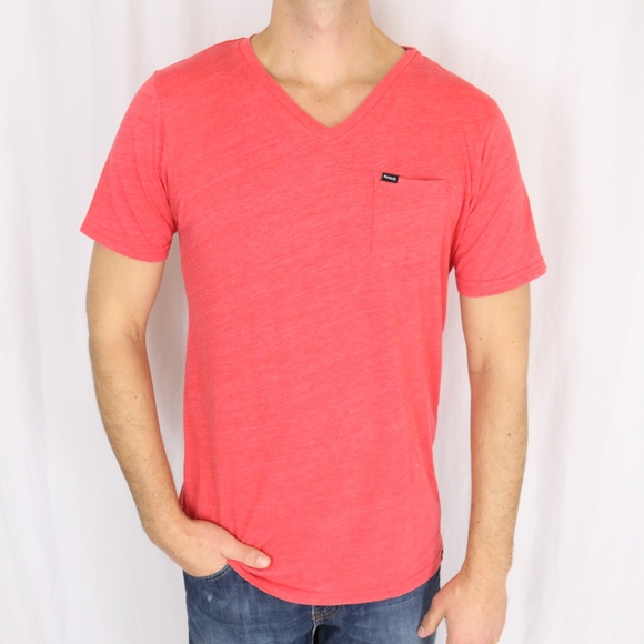 Mens large V-neck Tshirt Hurley - AC - Picture 1 of 6